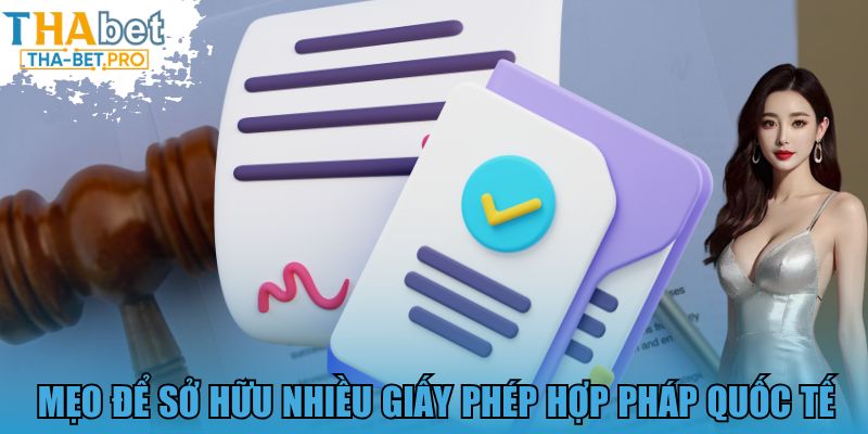 Mẹo để sở hữu nhiều giấy phép hợp pháp quốc tế